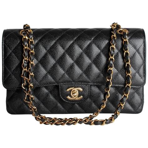 chanel handbag black caviar